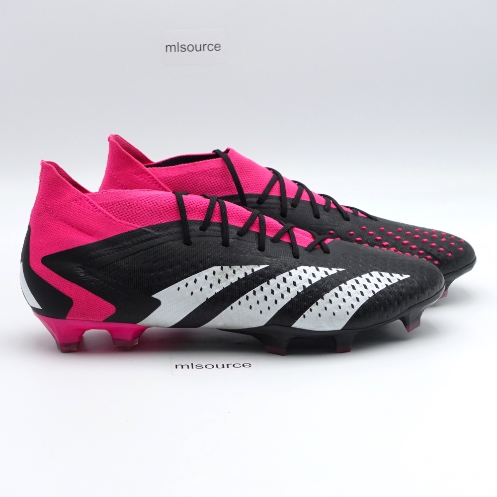 NEW Size 11 Men's adidas Predator Accuracy.1 FG Soccer Cleats GW4569 Core Black - Picture 3 of 13